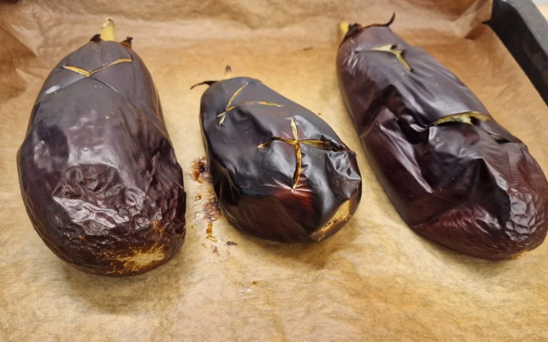 Aubergine im Ofen backen