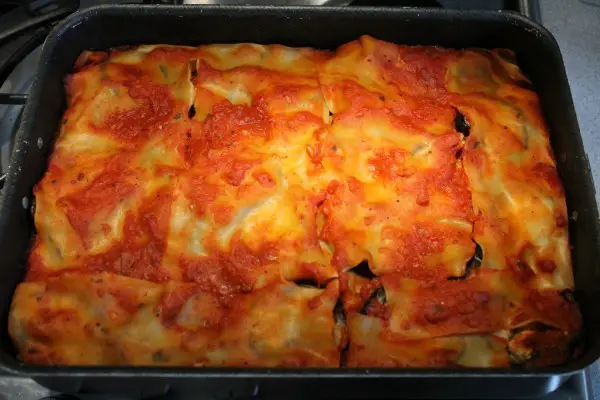 Vegane Lasagne Zubereitung